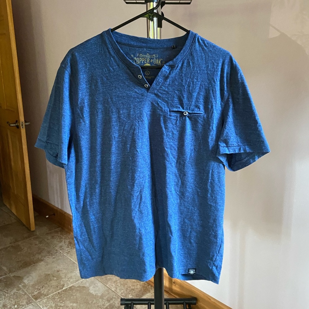 Copper Oak Blue Shirt